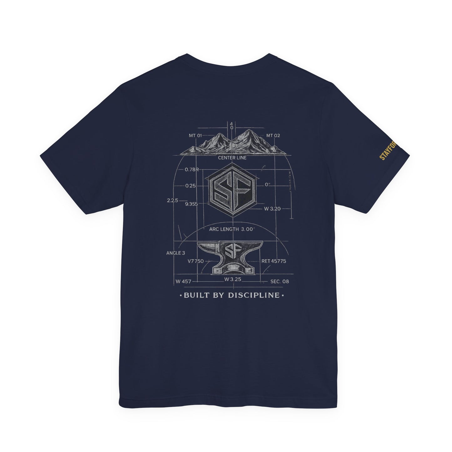 The FORGD Blueprint Tee — Dark Version (Black, Navy, Military Green)