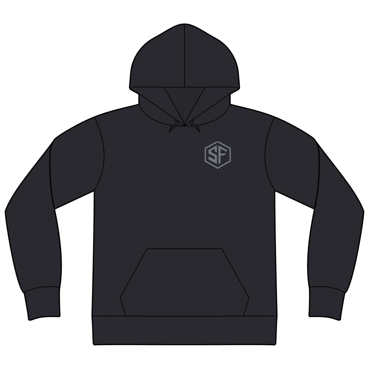 FORGD For Life Hoodie — "Built by Discipline" Mountain Graphic