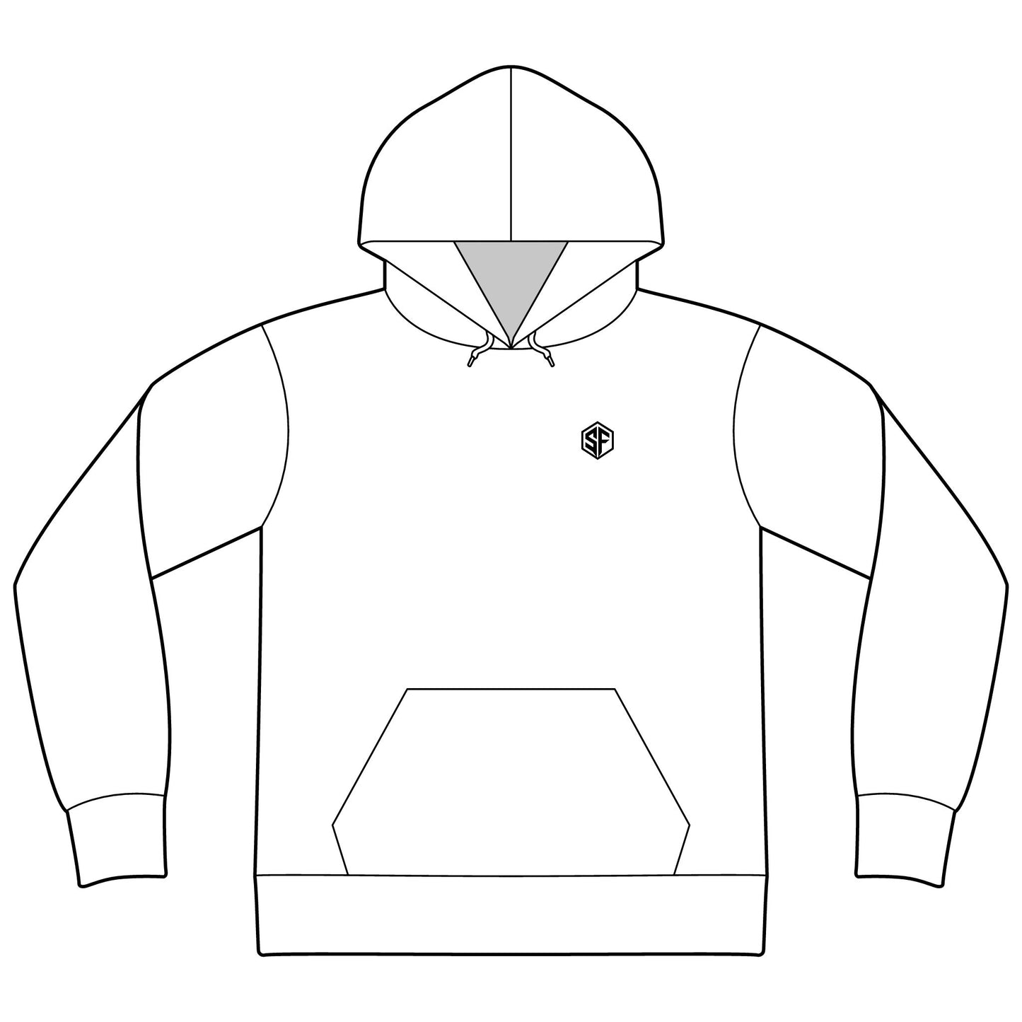 FORGD For Life Hoodie — "Built by Discipline" Mountain Graphic
