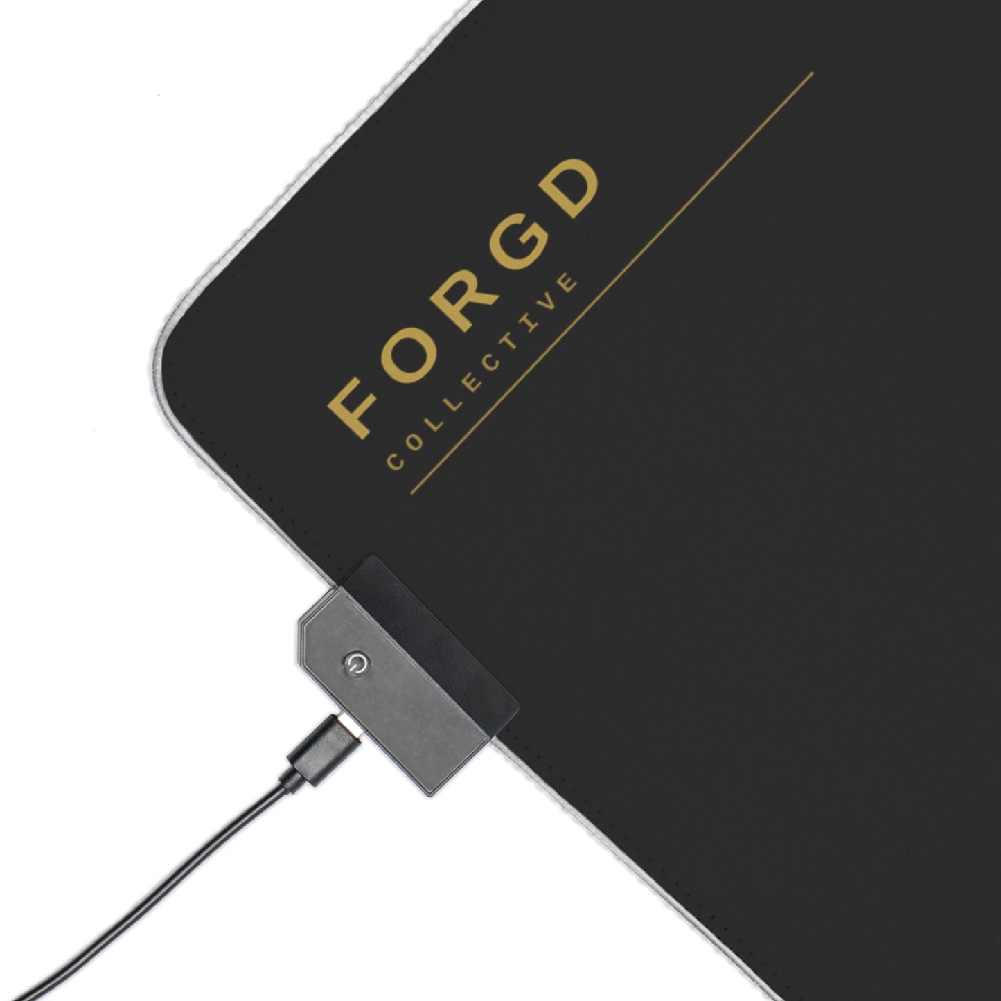 LED Gaming Mouse Pad — Stay Forgd RGB Desk Mat (Built by Discipline)