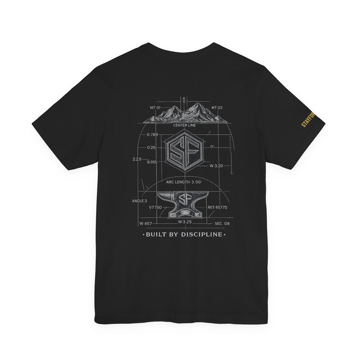 The FORGD Blueprint Tee — Dark Version (Black, Navy, Military Green)