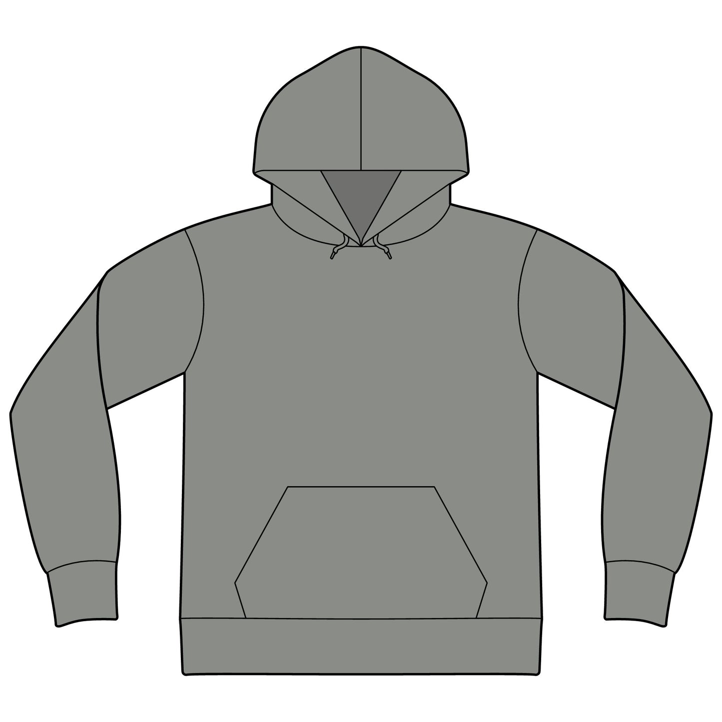 FORGD For Life Hoodie — "Built by Discipline" Mountain Graphic