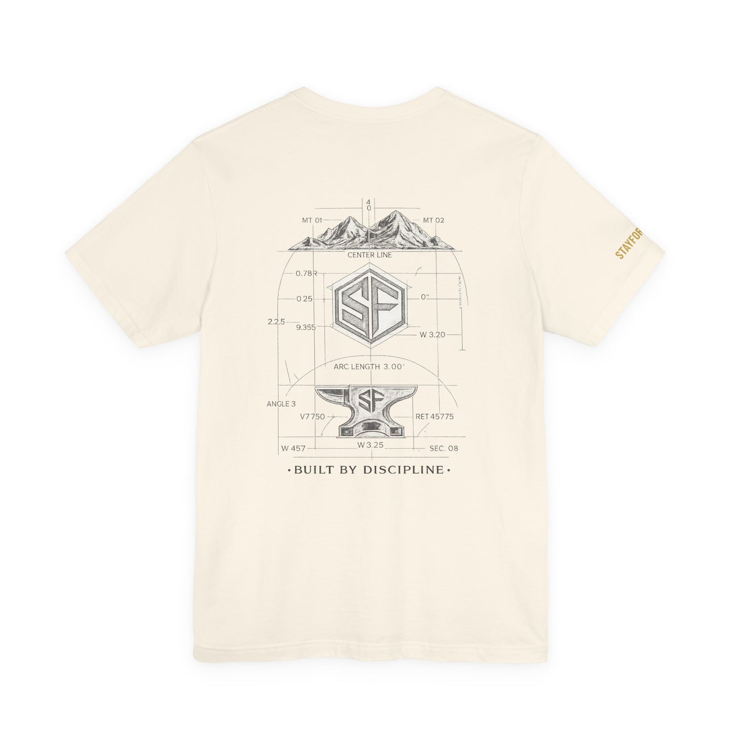 The FORGD Blueprint Tee — Light Version (White, Vintage White, Natural)