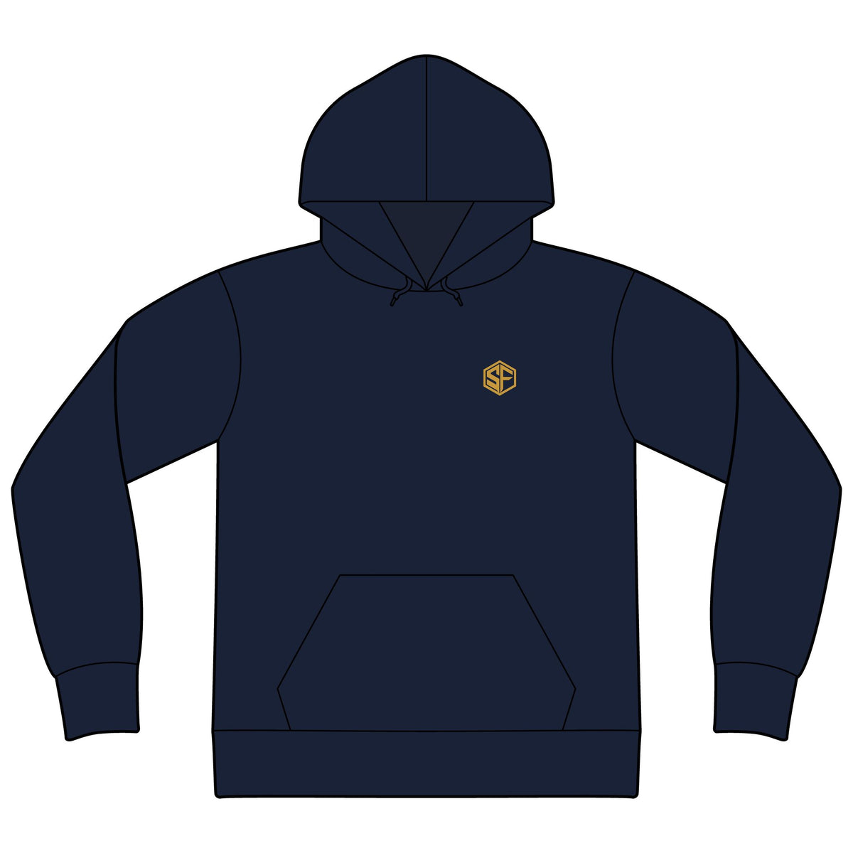 FORGD For Life Hoodie — "Built by Discipline" Mountain Graphic