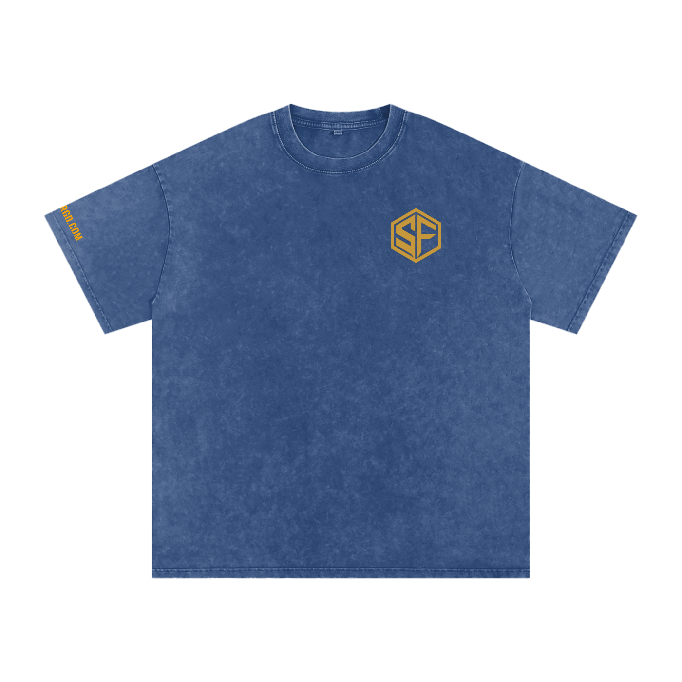 FORGD CREED TEE - Snow Washed Oversized Cotton T-Shirt