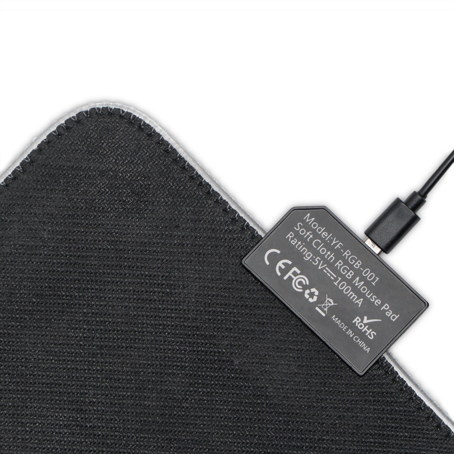 LED Gaming Mouse Pad — Stay Forgd RGB Desk Mat (Built by Discipline)