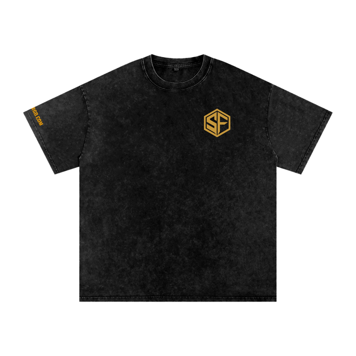 FORGD CREED TEE - Snow Washed Oversized Cotton T-Shirt