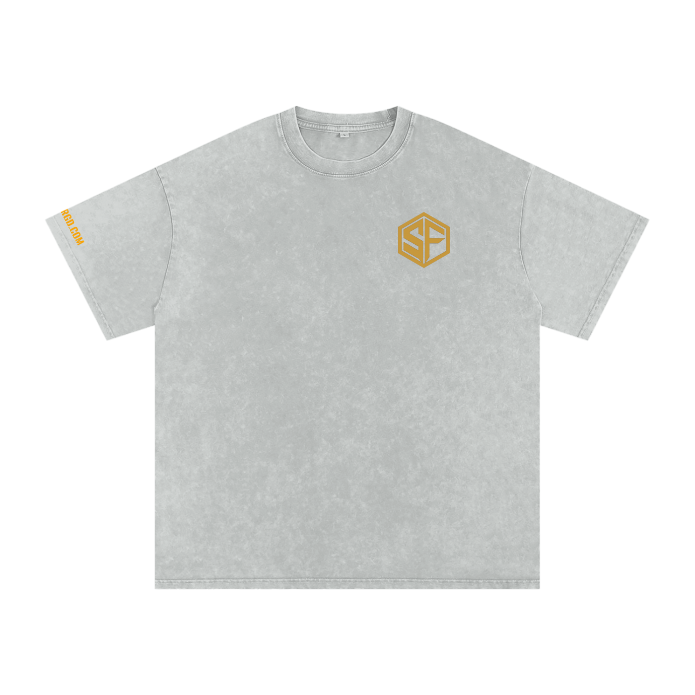 FORGD CREED TEE - Snow Washed Oversized Cotton T-Shirt