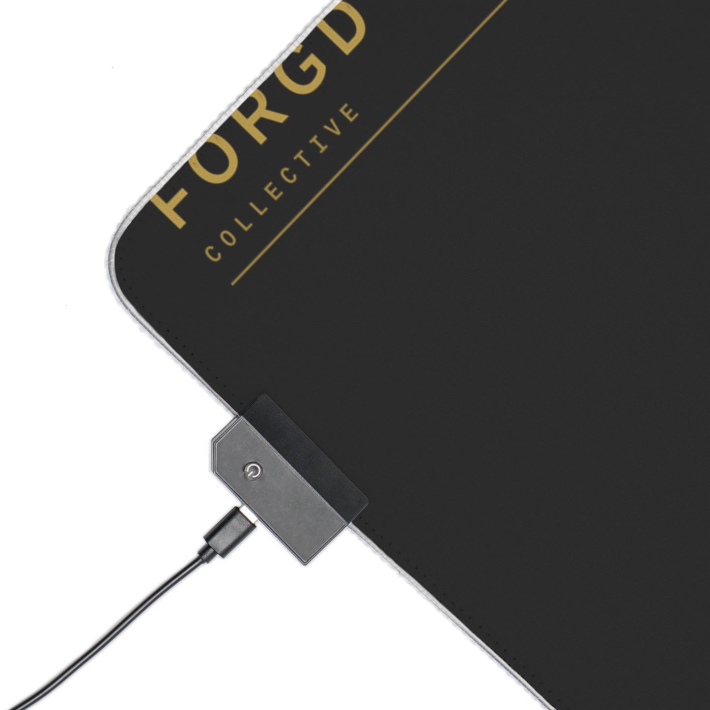 LED Gaming Mouse Pad — Stay Forgd RGB Desk Mat (Built by Discipline)