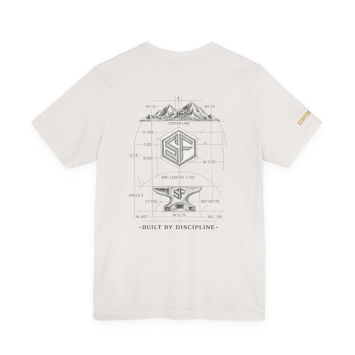 The FORGD Blueprint Tee — Light Version (White, Vintage White, Natural)