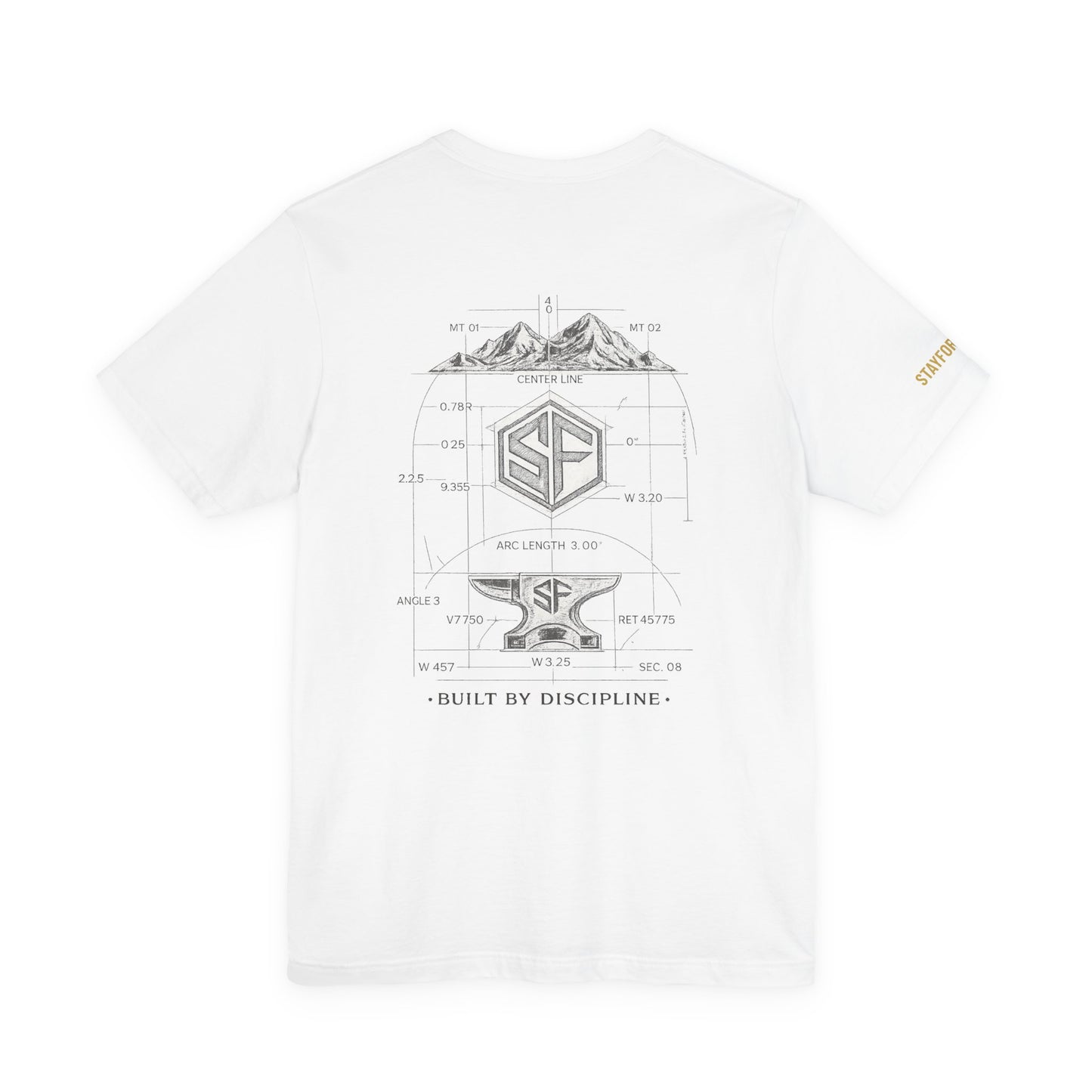 The FORGD Blueprint Tee — Light Version (White, Vintage White, Natural)