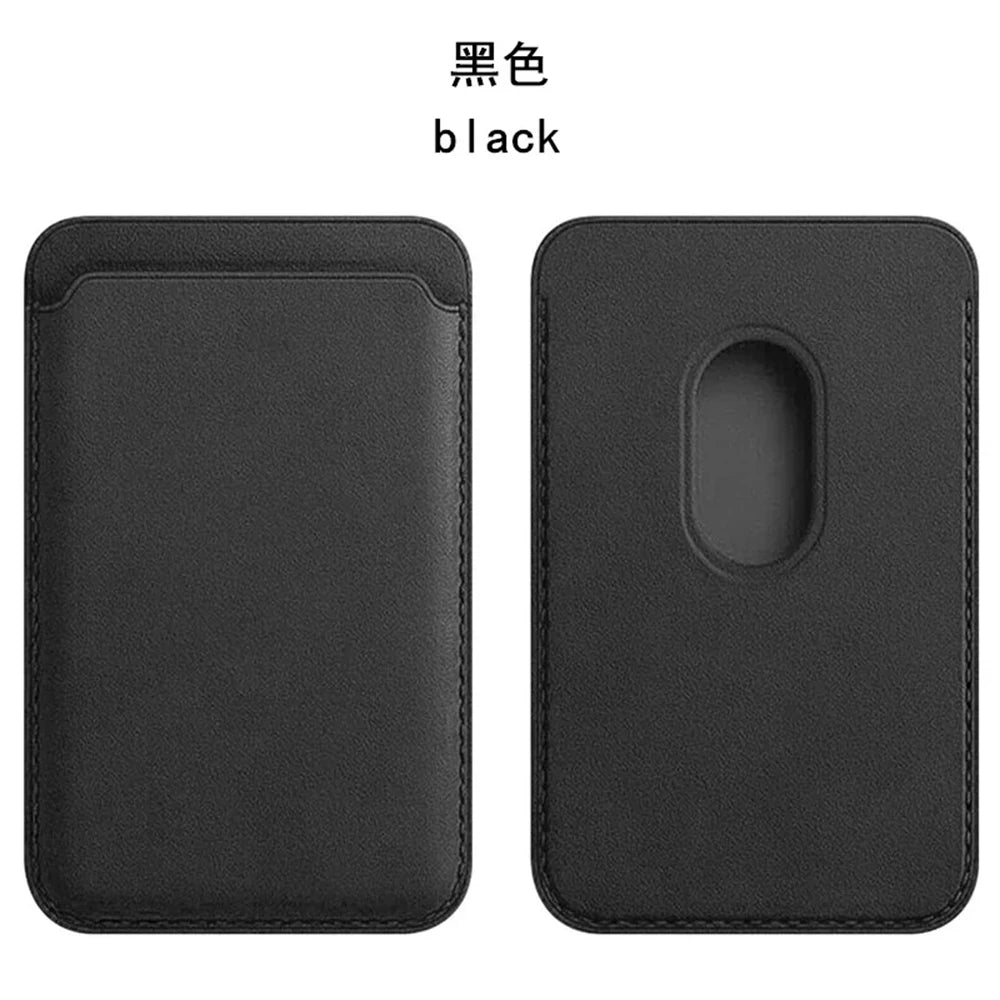 Magnetic Leather Wallet Case