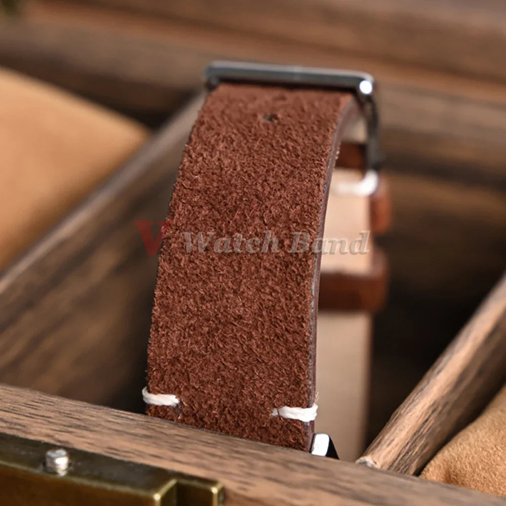 Quick-Release Suede Watch Strap
