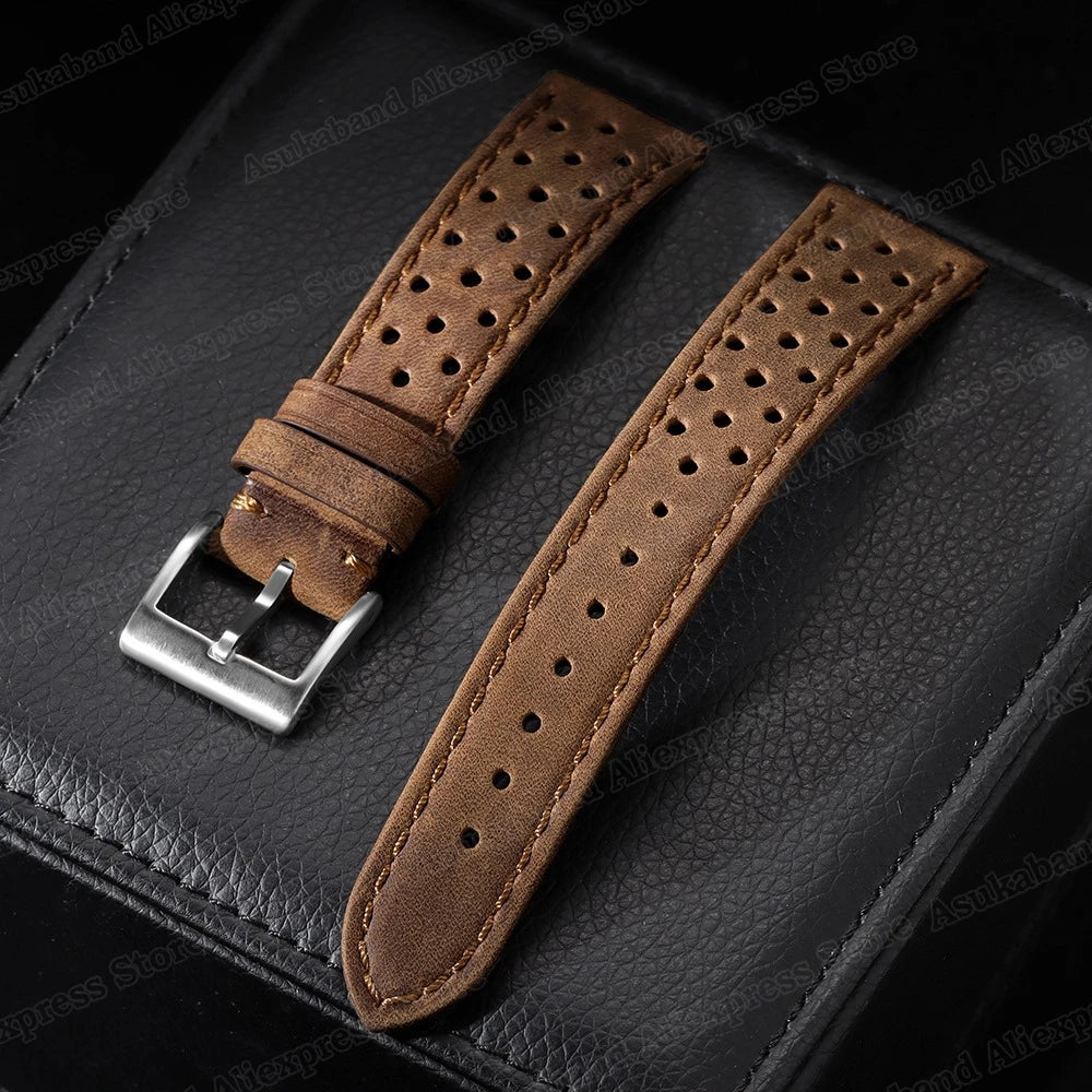 Vintage Genuine Leather Watch Strap