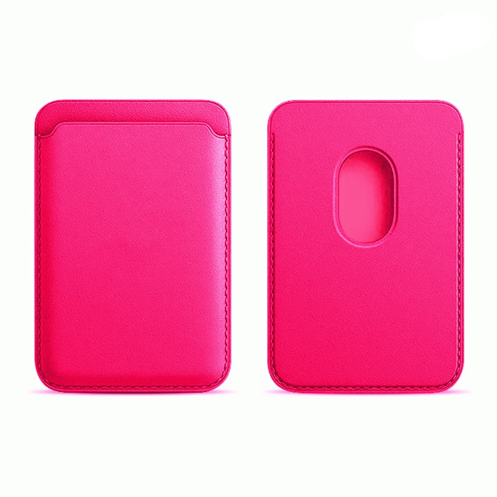 Magnetic Leather Wallet Case