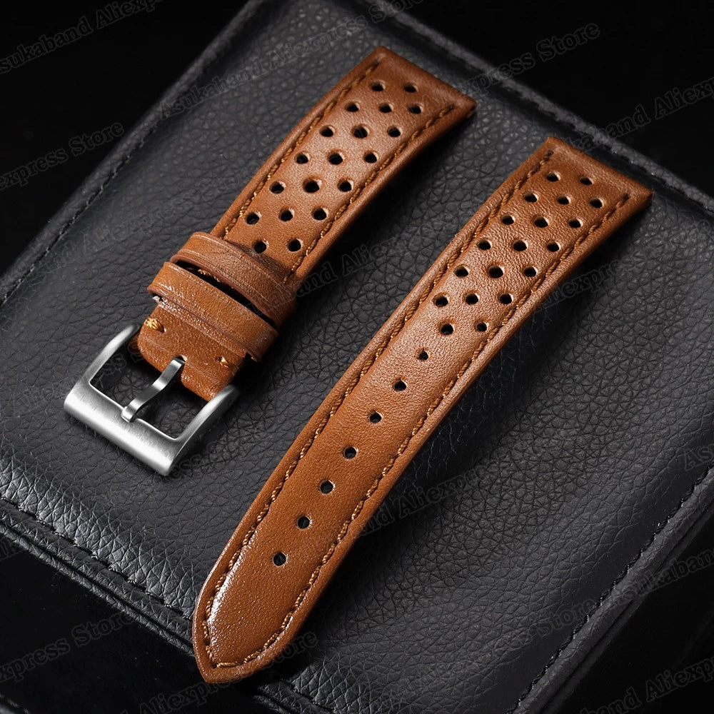 Vintage Genuine Leather Watch Strap