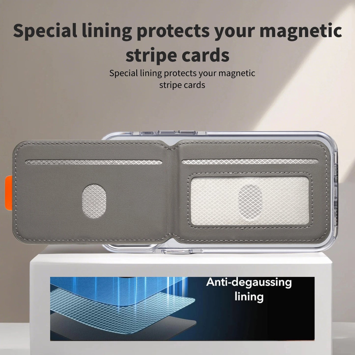 Magnetic Phone Card Holder