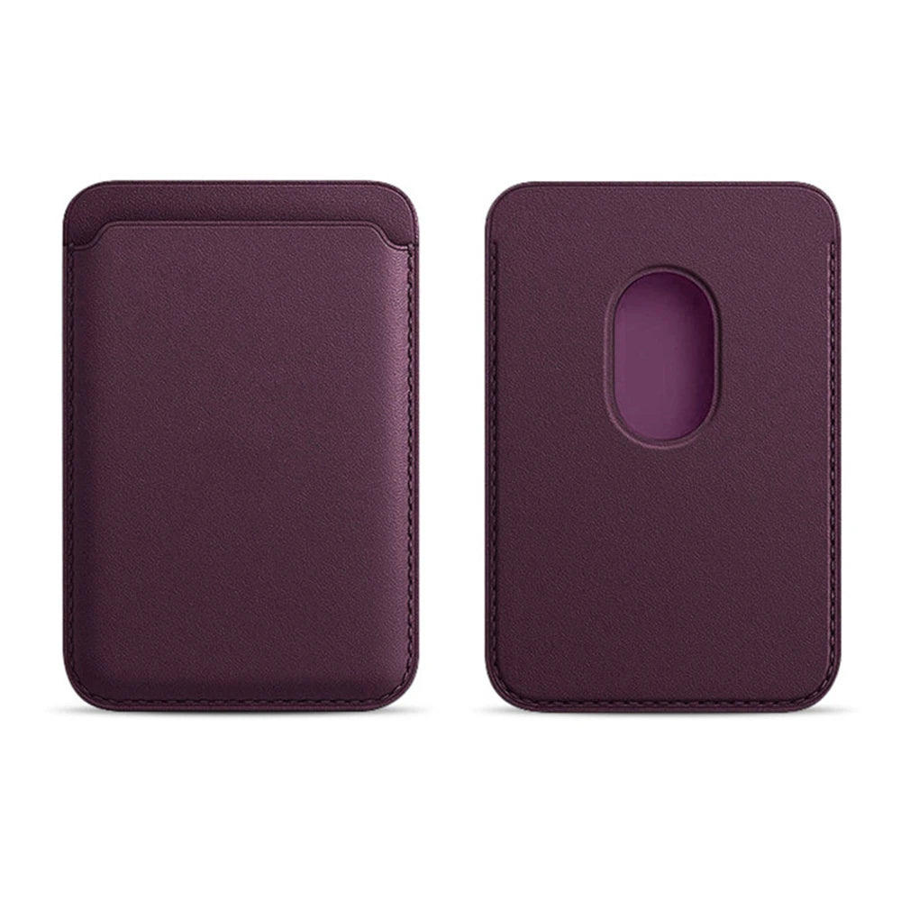 Magnetic Leather Wallet Case