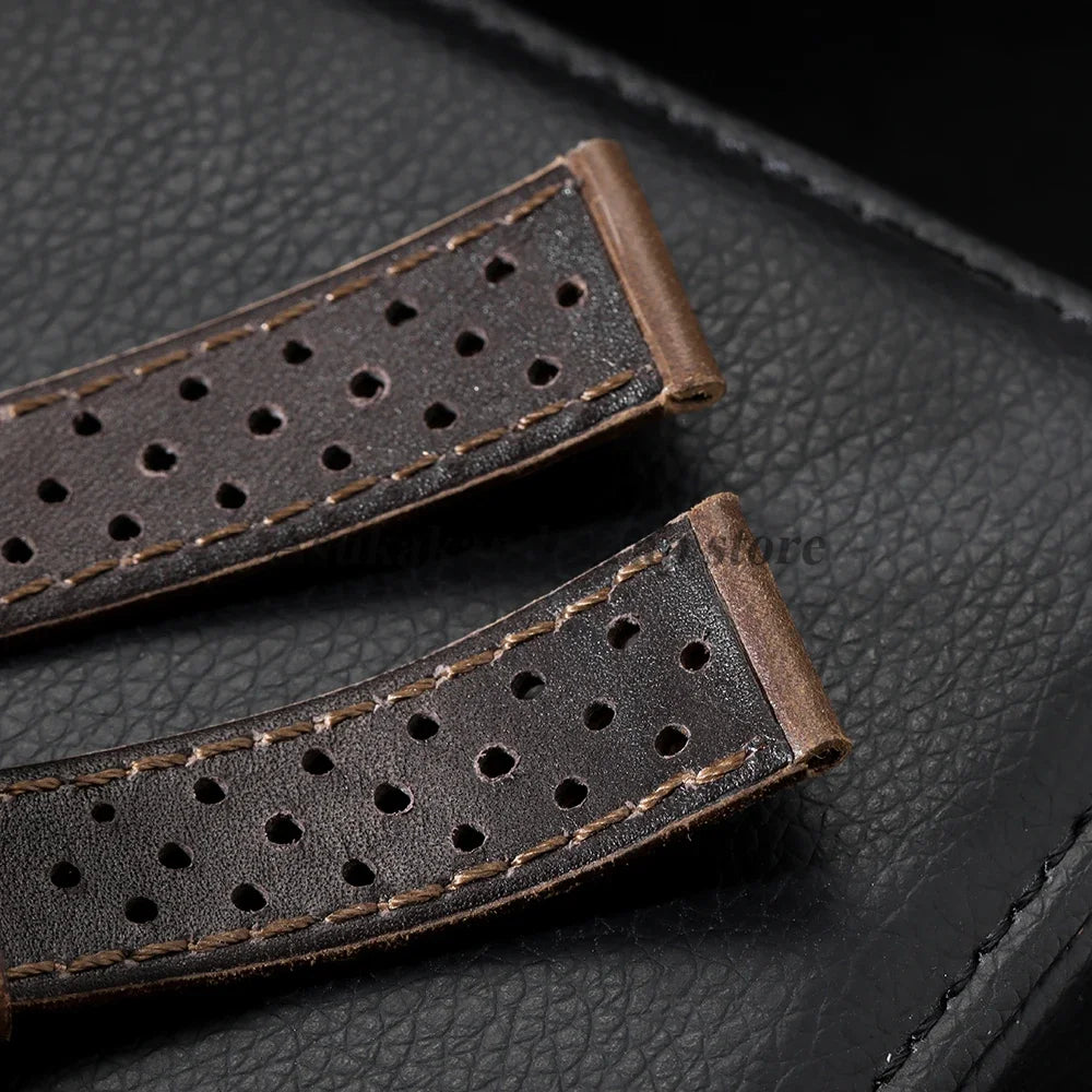 Vintage Genuine Leather Watch Strap