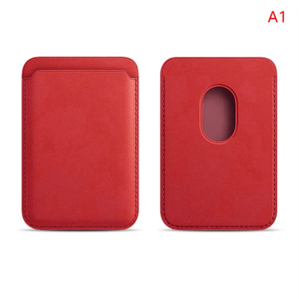 Magnetic Leather Wallet Case