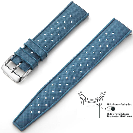 Quick-Release Silicone Watch Band