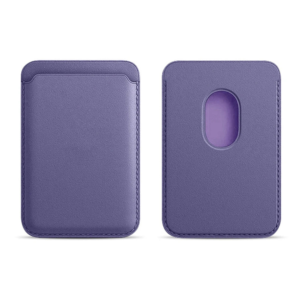Magnetic Leather Wallet Case