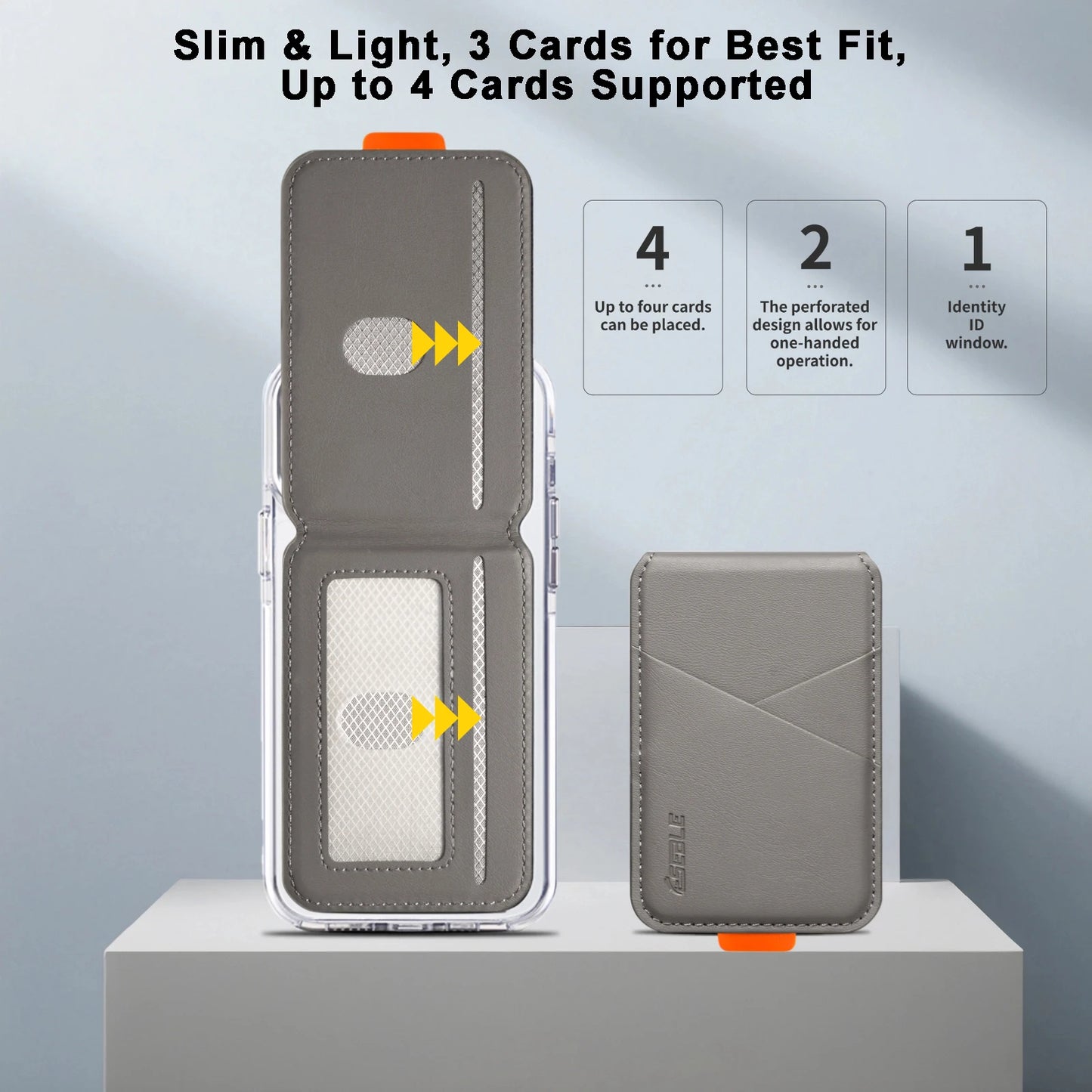 Magnetic Phone Card Holder