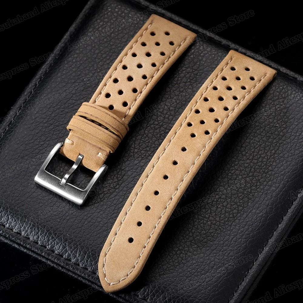 Vintage Genuine Leather Watch Strap