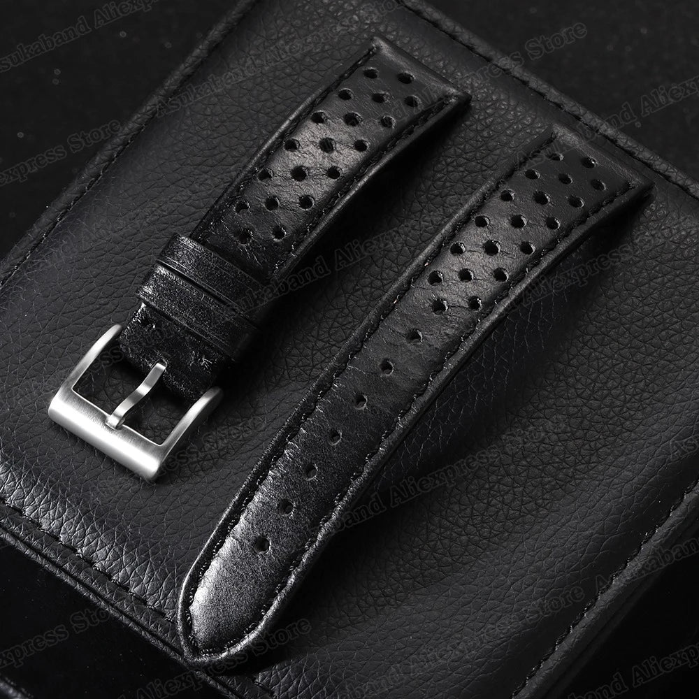 Vintage Genuine Leather Watch Strap
