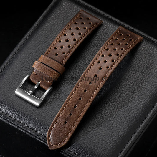 Vintage Genuine Leather Watch Strap