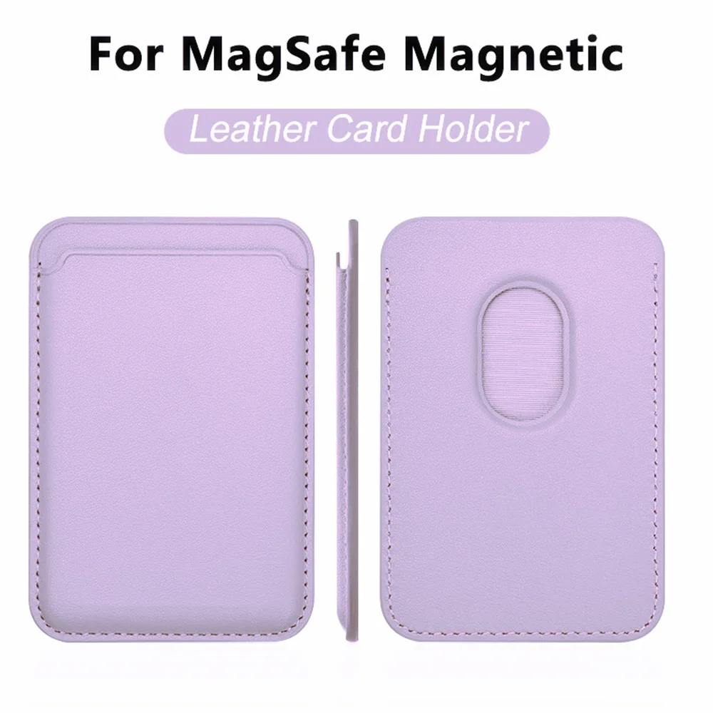 Magnetic Leather Wallet Case