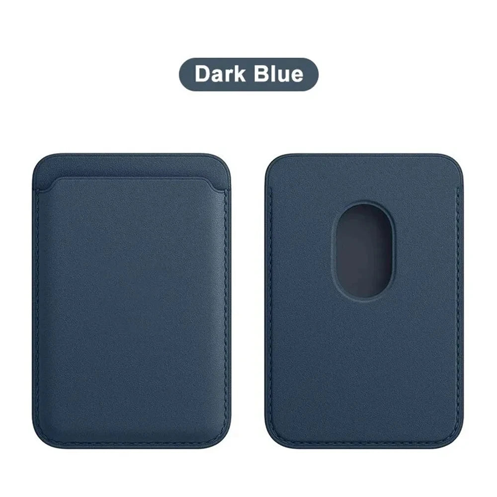 Magnetic Leather Wallet Case