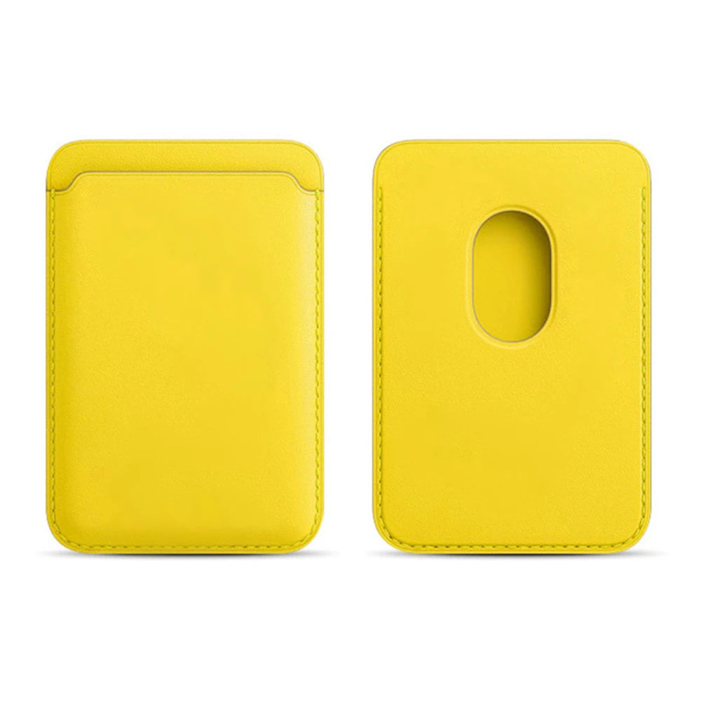 Magnetic Leather Wallet Case
