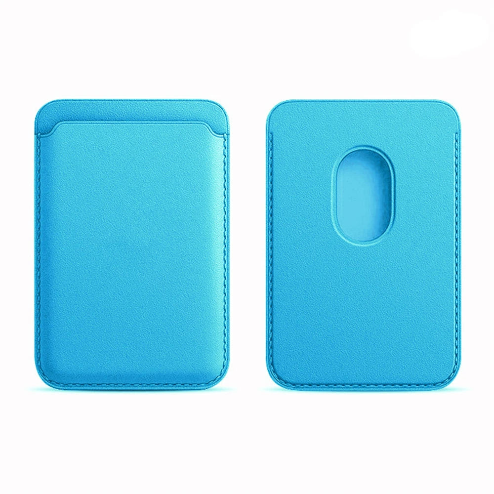 Magnetic Leather Wallet Case