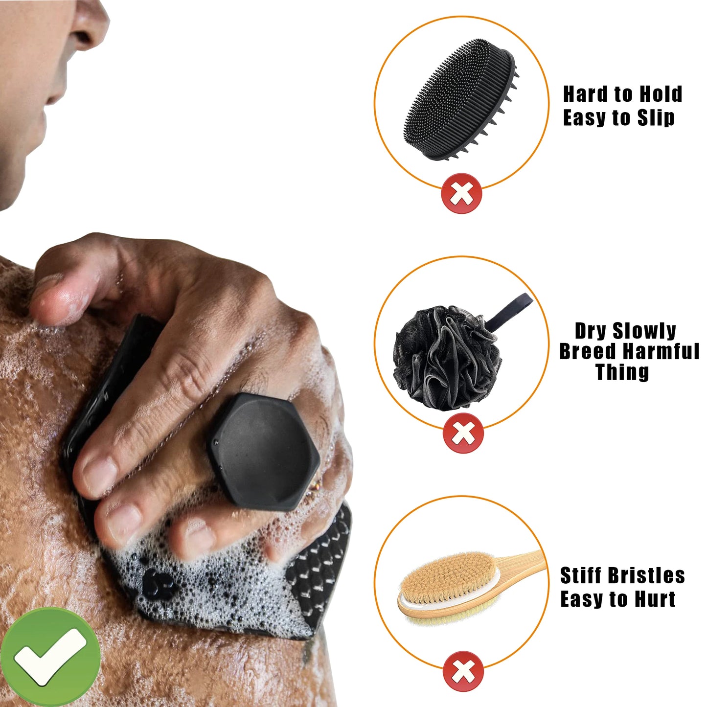 Silicone Body Scrubber