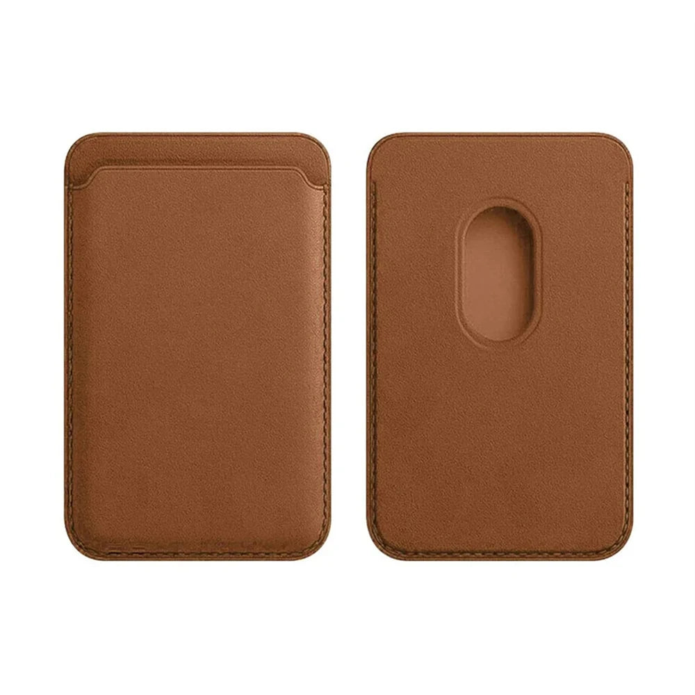 Magnetic Leather Wallet Case