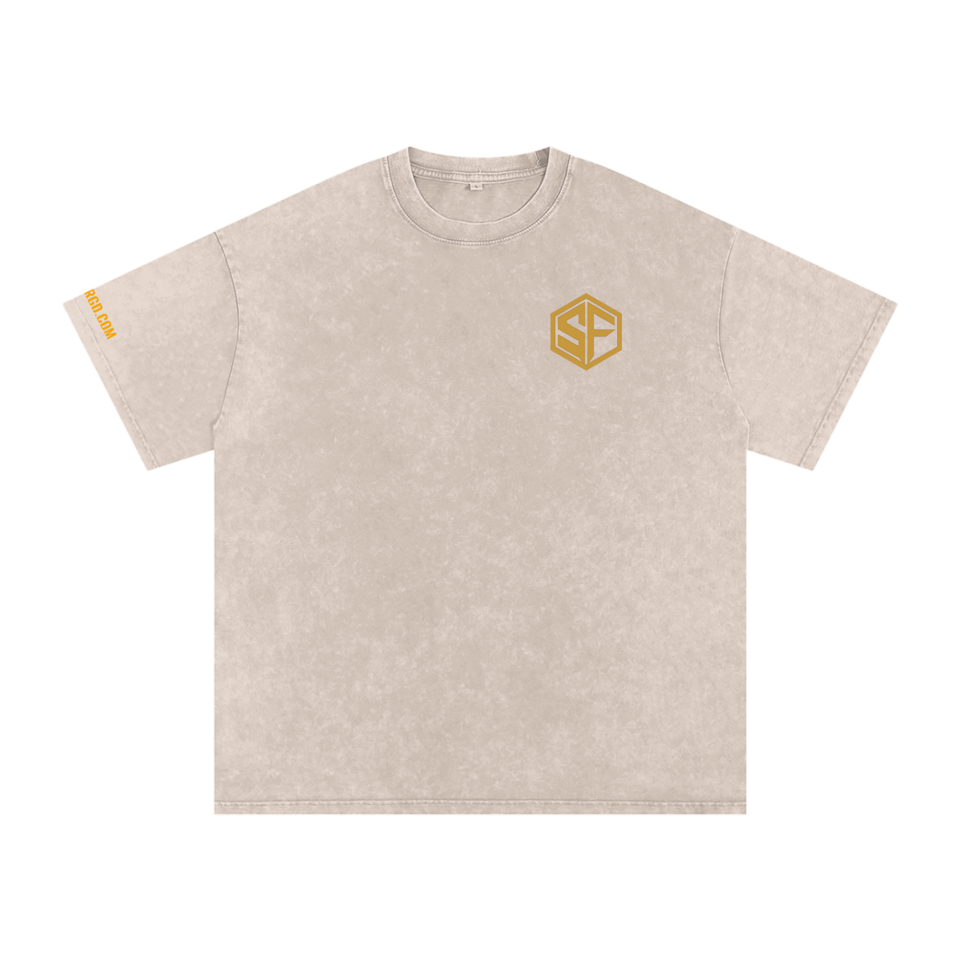 FORGD CREED TEE - Snow Washed Oversized Cotton T-Shirt